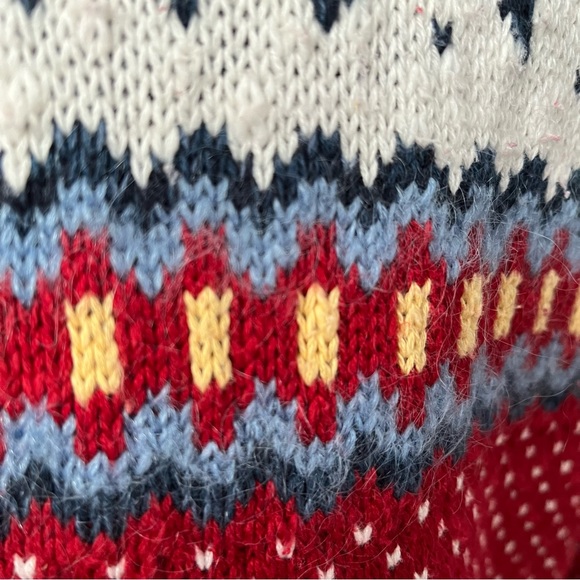 Vintage Liz Claiborne Nordic 1/4 zip sweater M - Picture 6 of 11